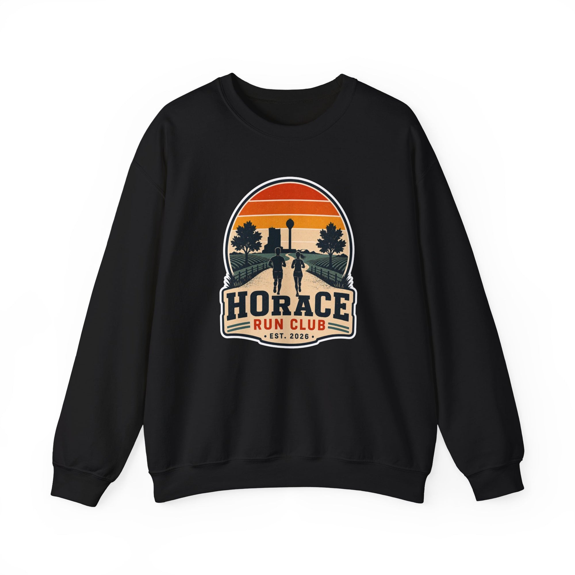 Horace Run Club Crewneck Sweatshirt | Gildan 18000