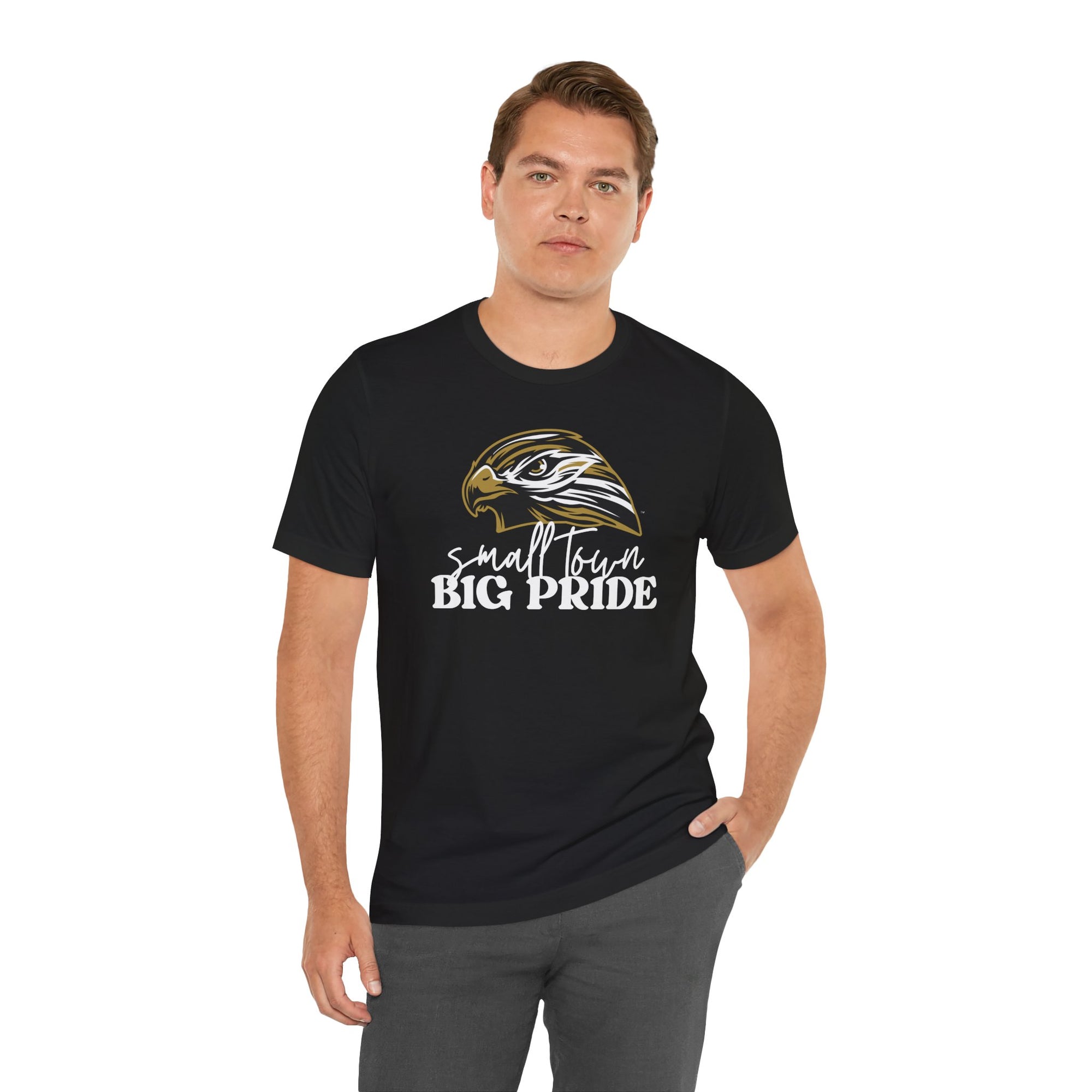 Small Town Big Pride – Horace Hawks Unisex Tee | Bella + Canvas 3001