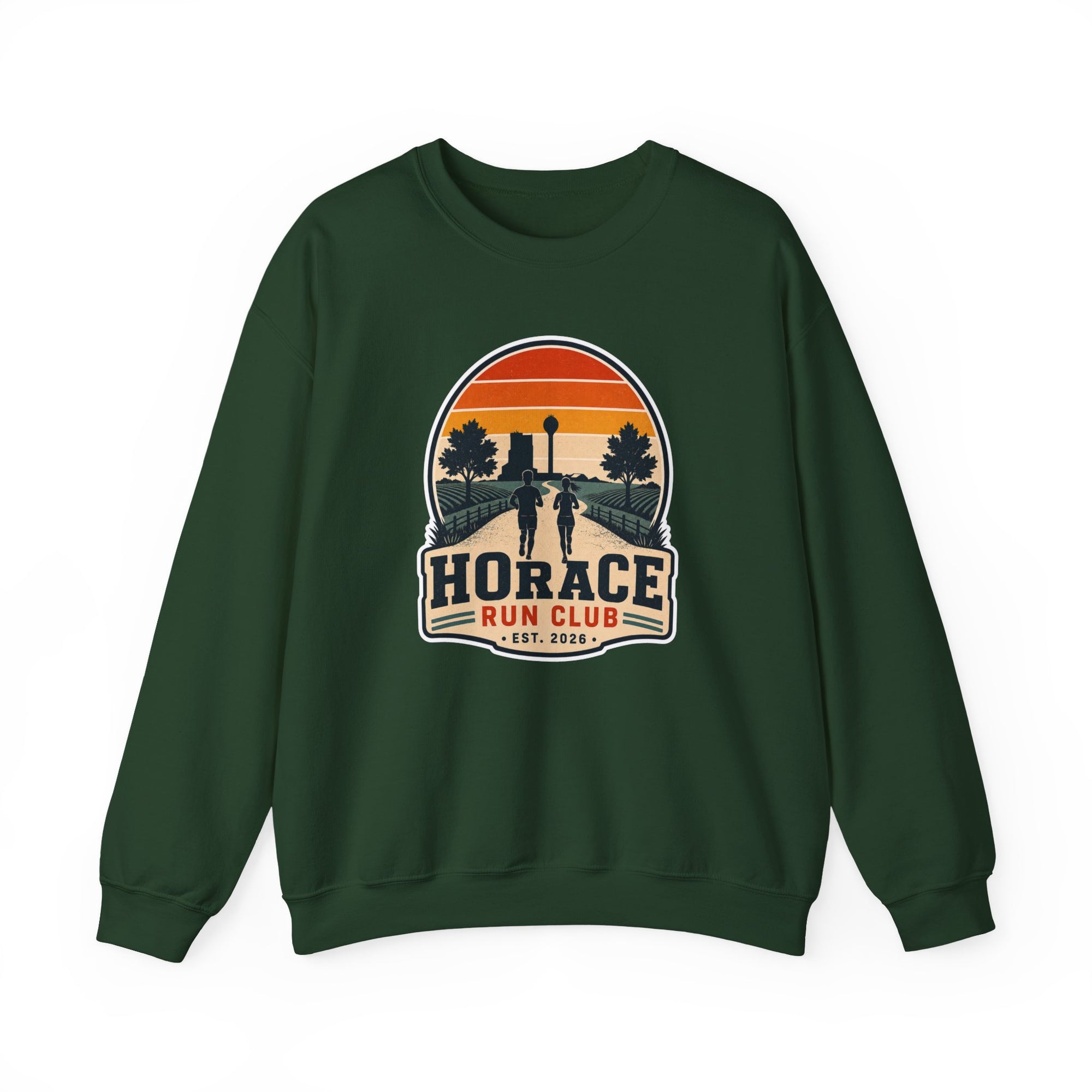 Horace Run Club Crewneck Sweatshirt | Gildan 18000