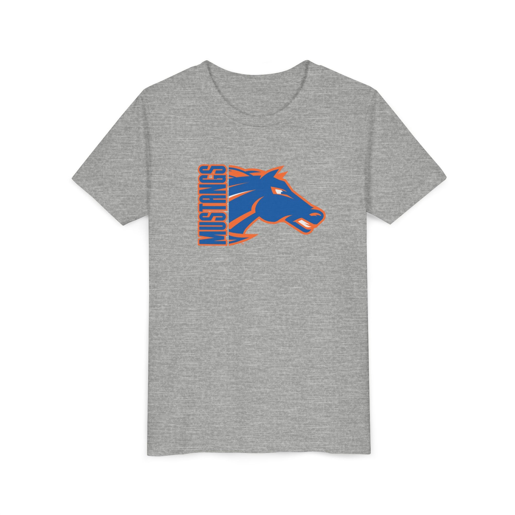 Sheyenne Mustangs Youth Tee, School Mascot Kids Bella & Canvas Shirt, Team Logo Children's Top, High School Team Clothing