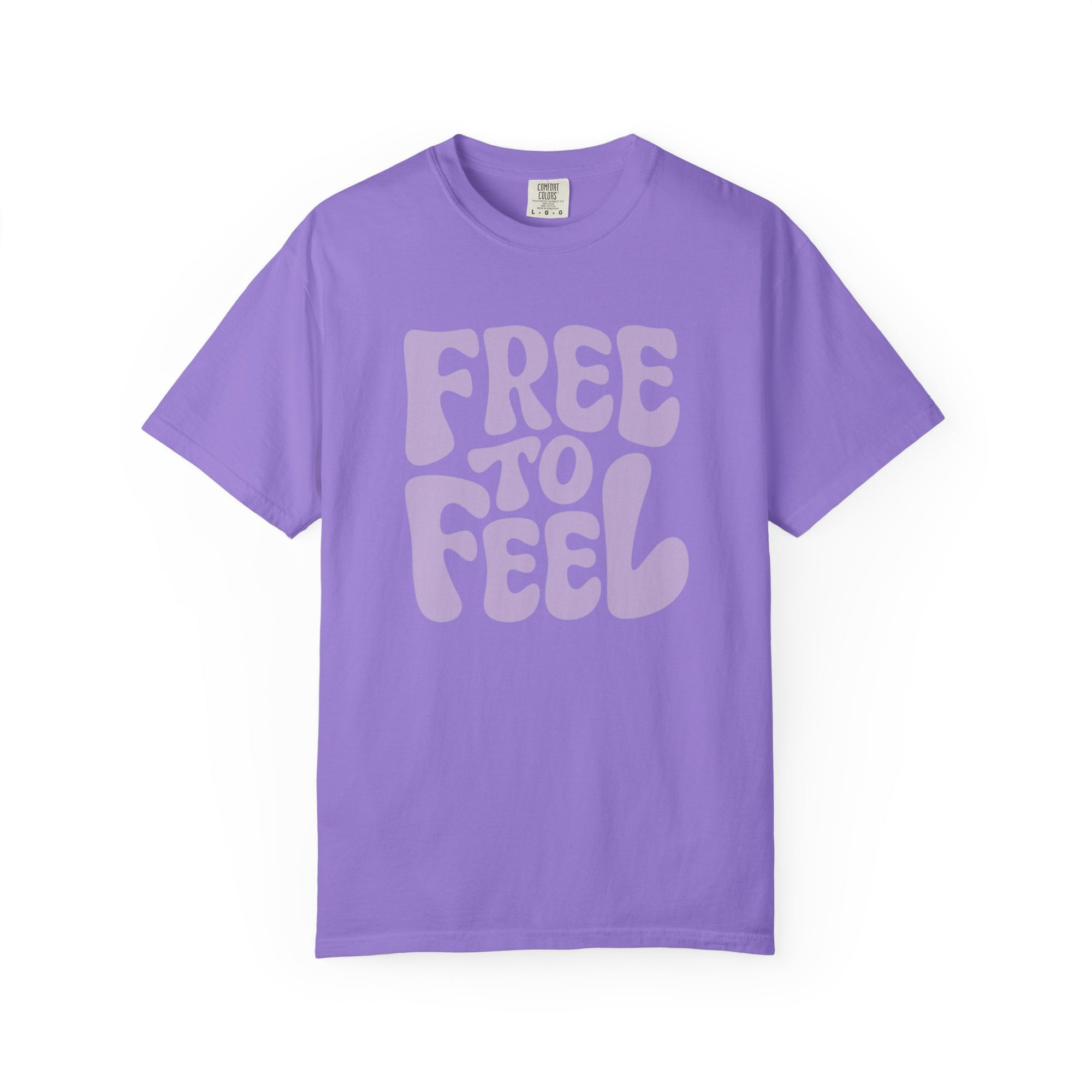 Free to Feel – Mental Health Comfort Colors Unisex Tee