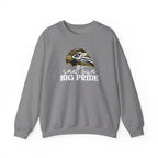 Small Town Big Pride Sweatshirt – Horace Hawks Mascot Crewneck – Gildan Unisex Heavy Blend – Small Town Spirit Wear – School Pride Pullover