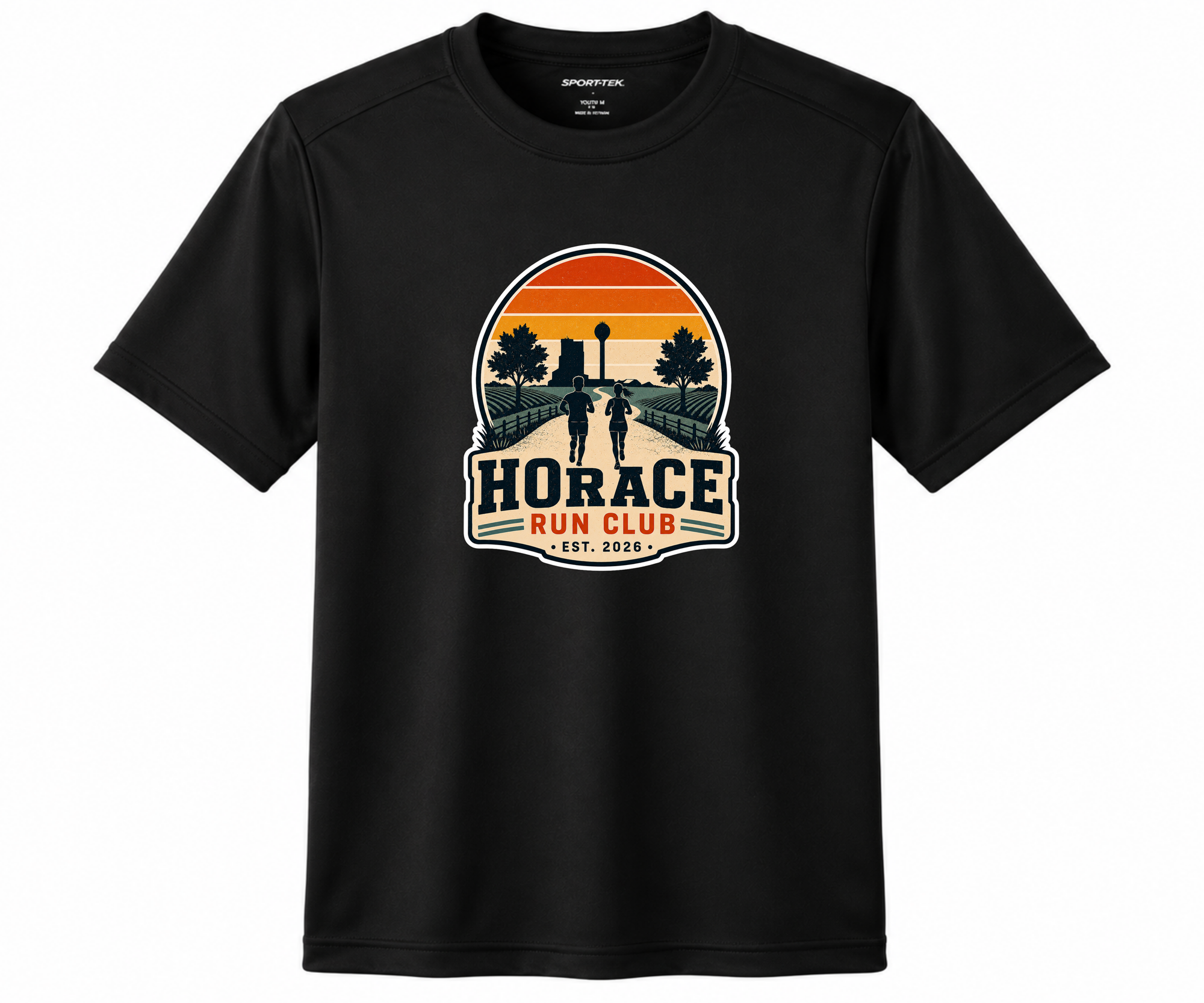 Youth Horace Run Club Performance Tee | Sport-Tek® PosiCharge® Competitor™ T-Shirt