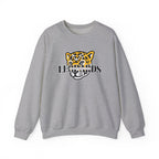 Meadowlark Leopards Crewneck Sweatshirt | Gildan 18000 Unisex Heavy Blend | School Spirit Wear | Teacher Apparel