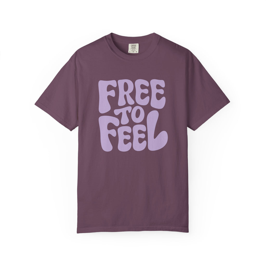 Free to Feel – Mental Health Comfort Colors Unisex Tee