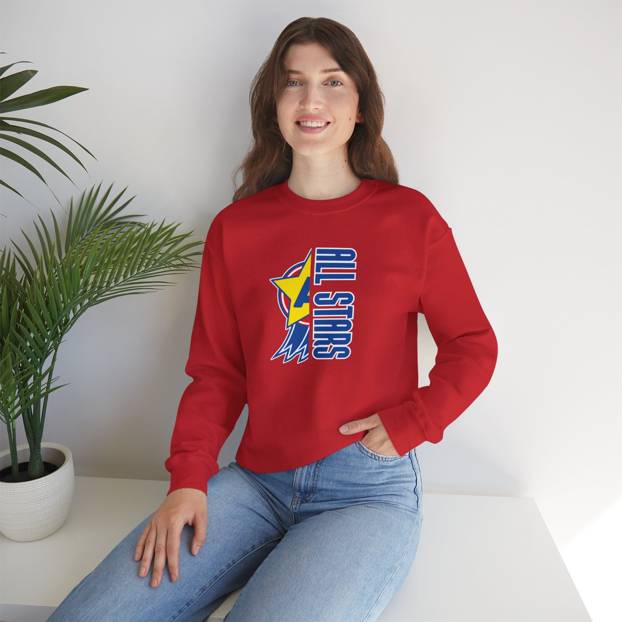 All Stars Unisex Crewneck Sweatshirt - Cozy, Trendy, Perfect for Casual Outings, Gifts, and Celebrations