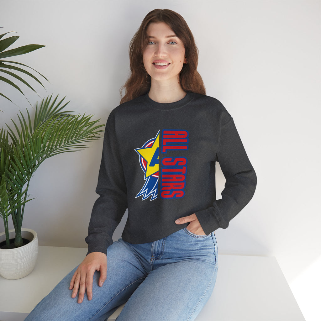 Aurora All Stars Crewneck Sweatshirt | Gildan Heavy Blend 18000 | School Spirit Wear | Teacher & Student Sweatshirt |Dress-Up Day Apparel