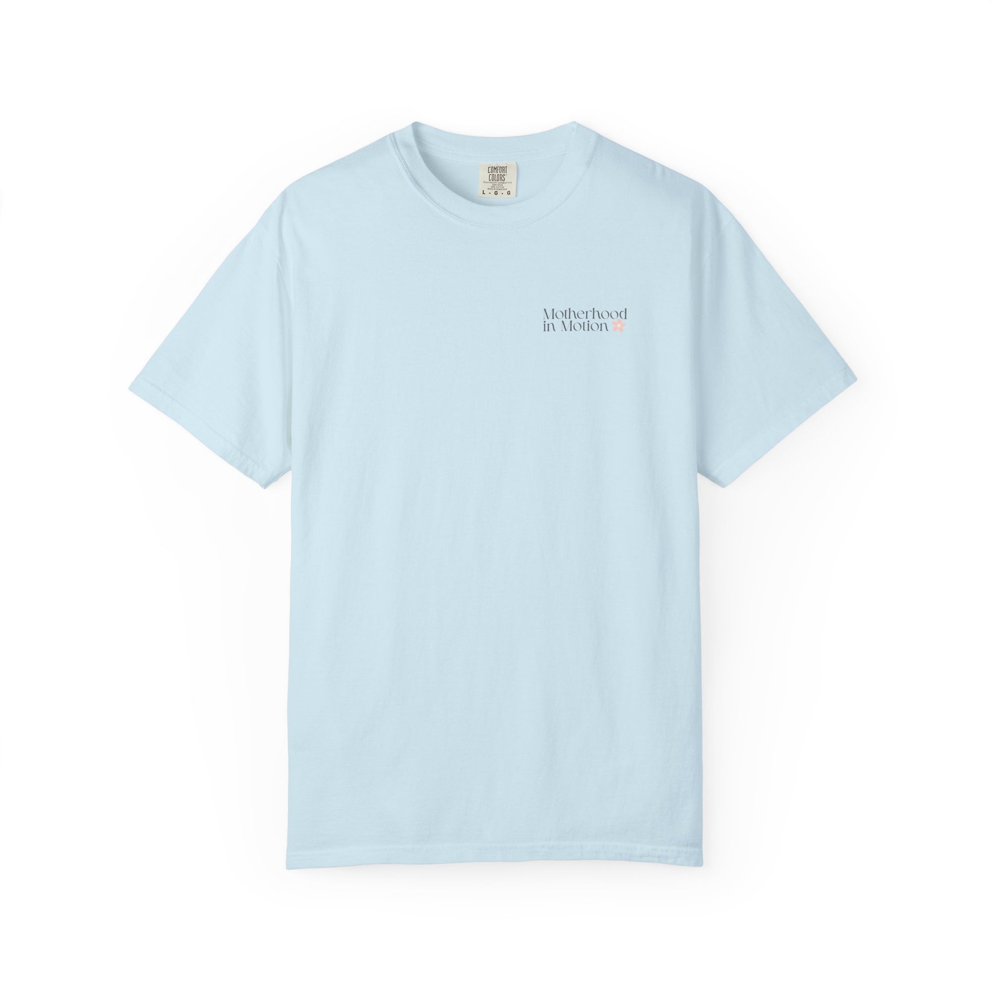 🌸 Motherhood in Motion 🏃‍♀️Comfort Colors 1717 T-Shirt  | Running Mom Mental Wellness Tee 💗