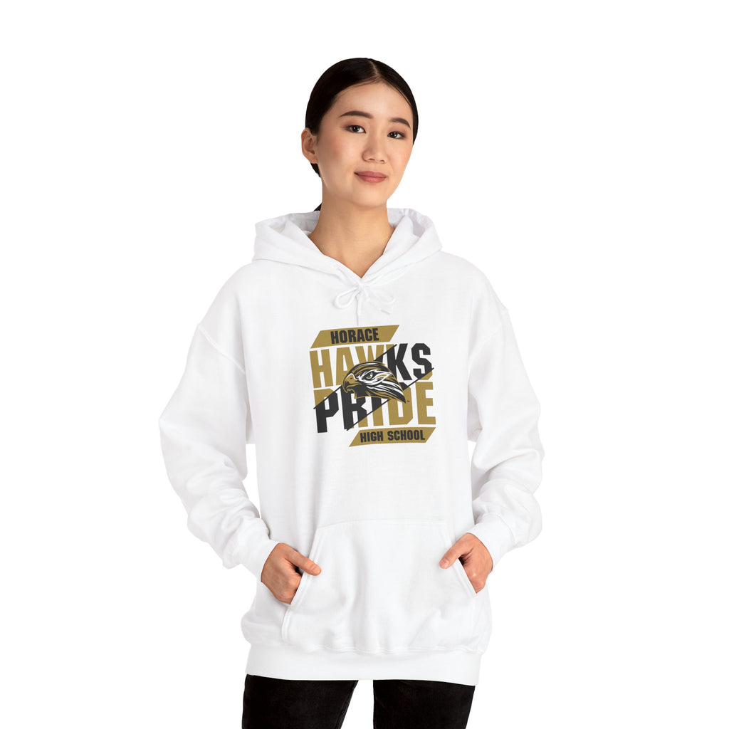 Horace Hawks Pride Sweatshirt | Gildan Unisex Heavy Blend Sweatshirt | Cozy School Spirit Wear