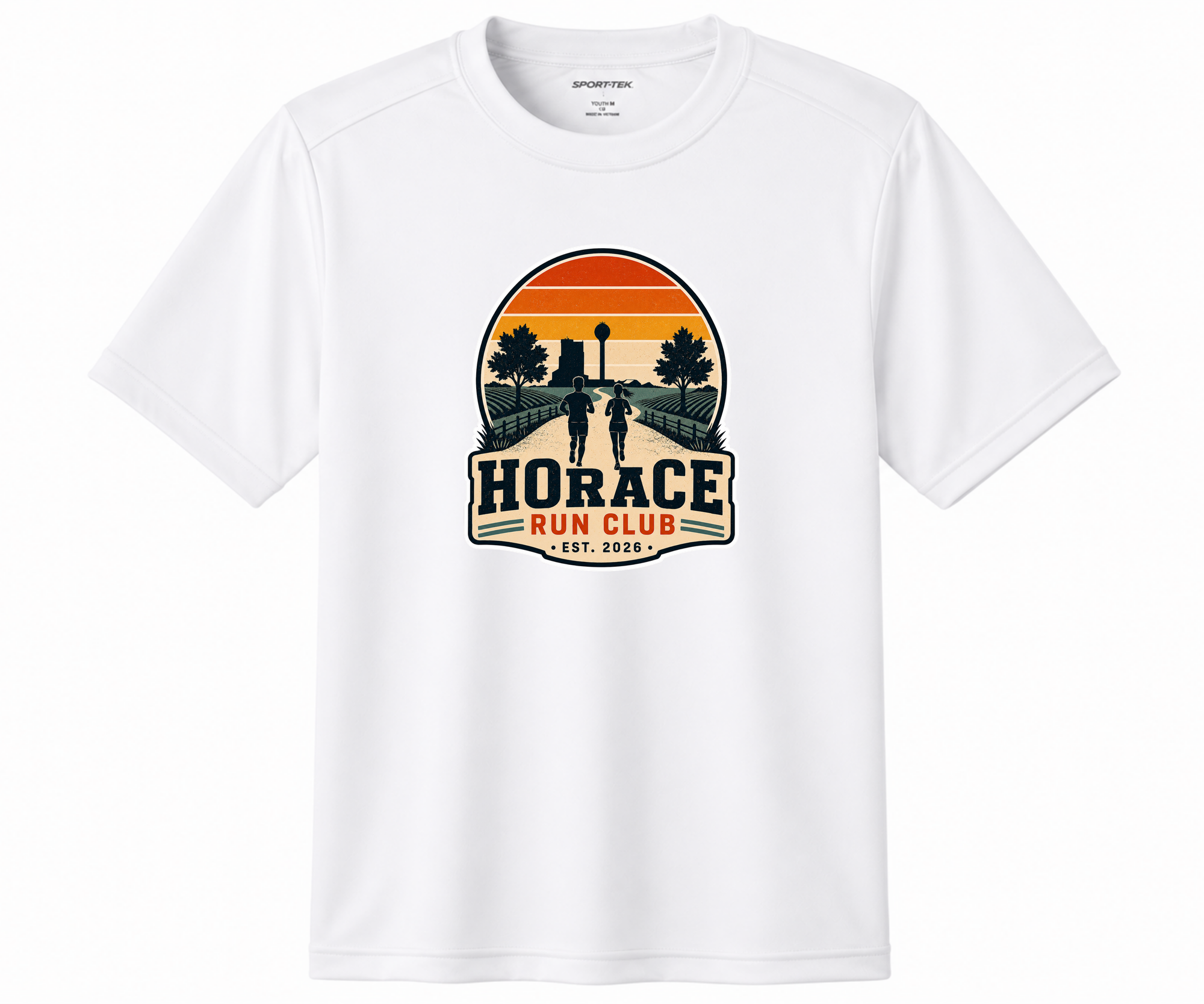 Youth Horace Run Club Performance Tee | Sport-Tek® PosiCharge® Competitor™ T-Shirt