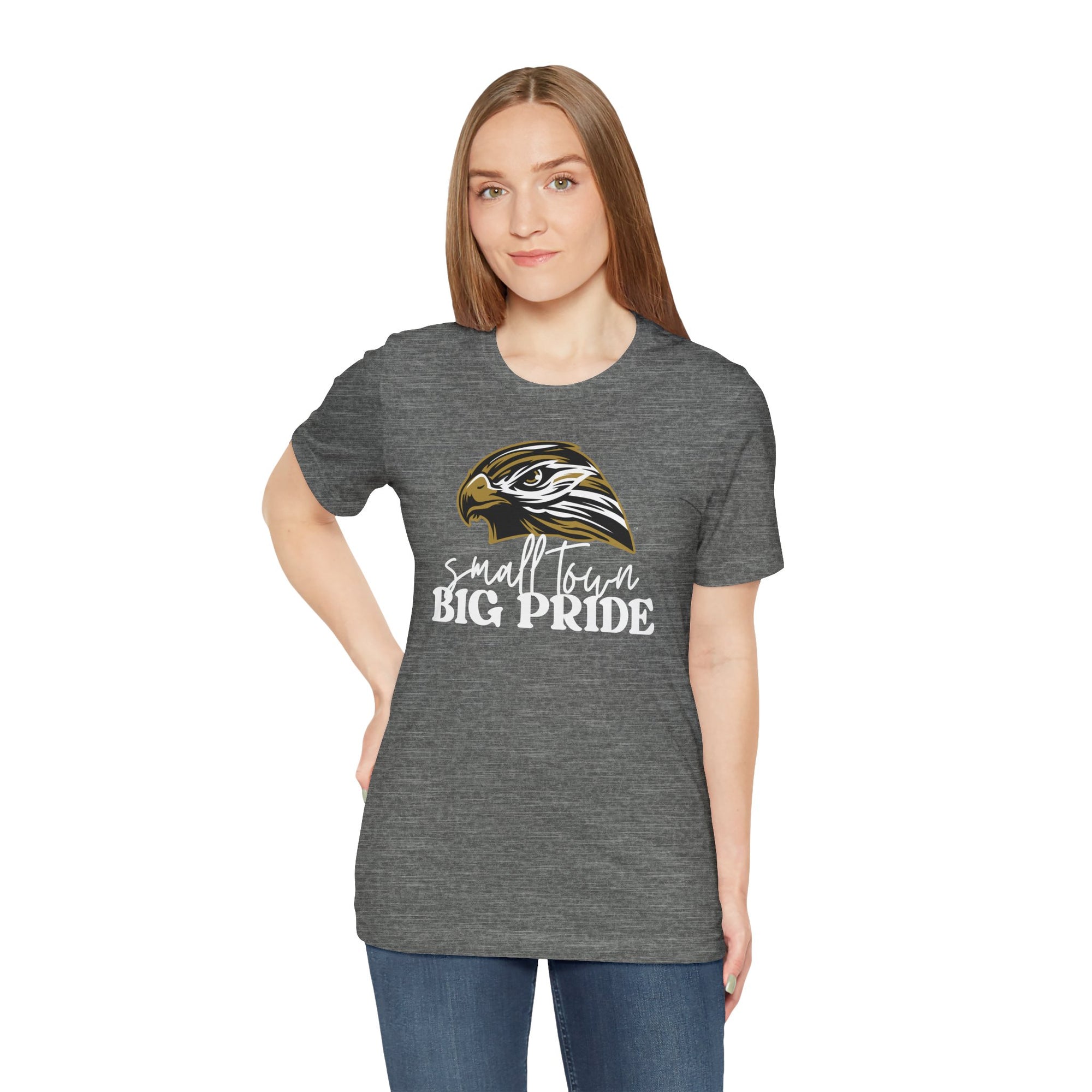Small Town Big Pride – Horace Hawks Unisex Tee | Bella + Canvas 3001