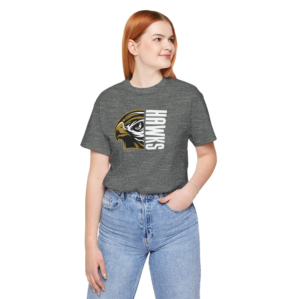 Horace Hawks School Mascot Tshirt, Student Spirit Apparel, High School Team Tee, Mascot Logo Shirt, Game Day Clothing