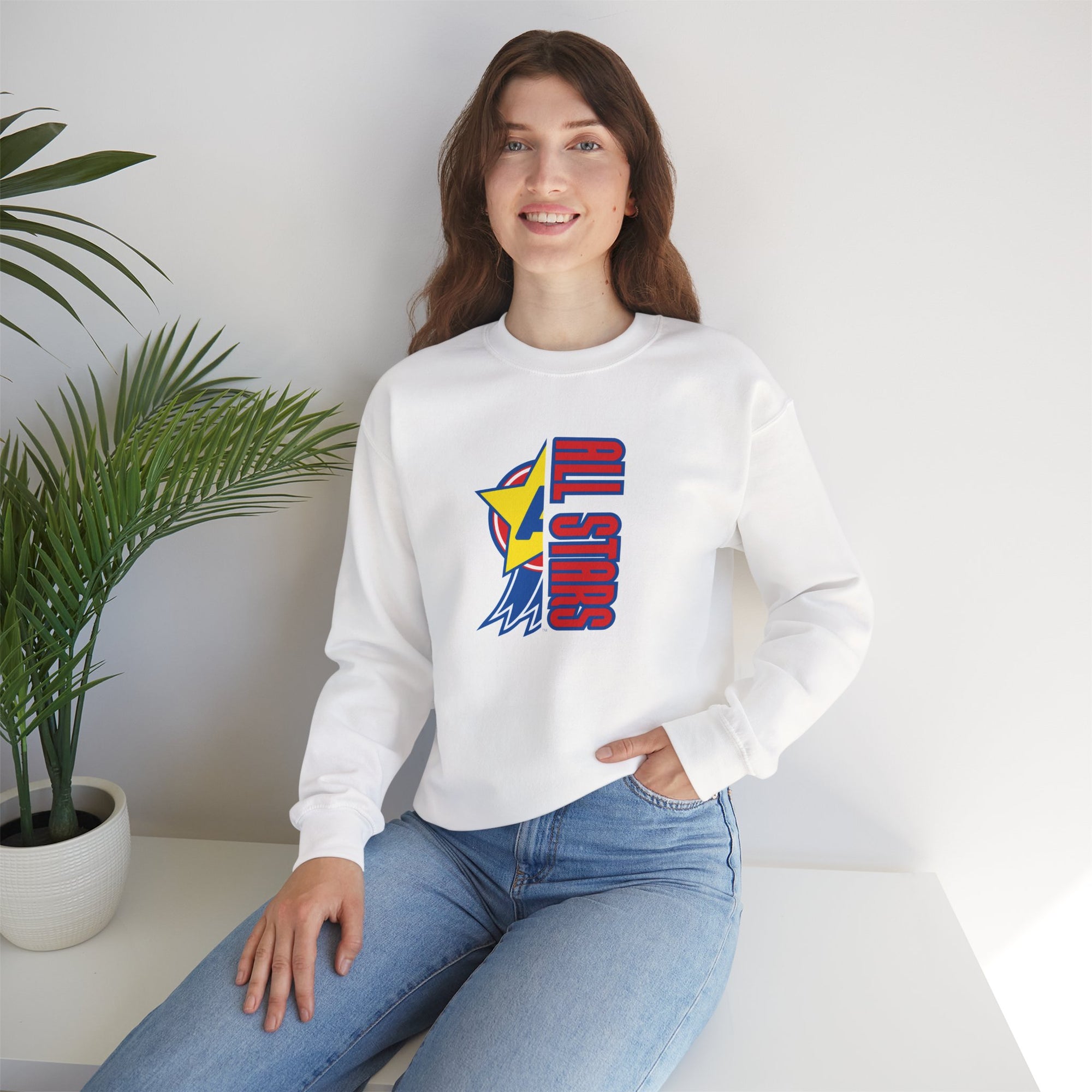 All Stars Unisex Crewneck Sweatshirt - Cozy, Trendy, Perfect for Casual Outings, Gifts, and Celebrations
