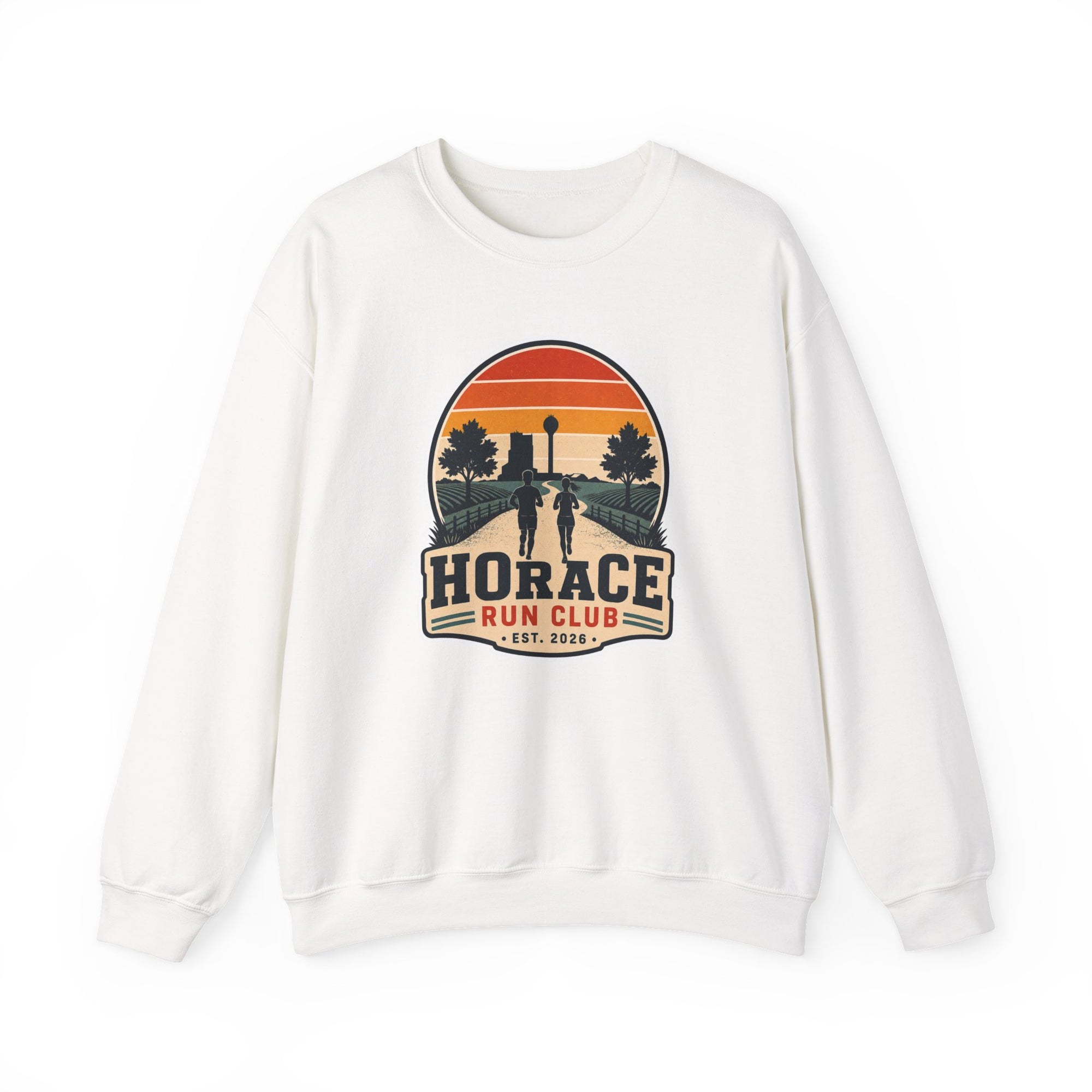 Horace Run Club Crewneck Sweatshirt | Gildan 18000
