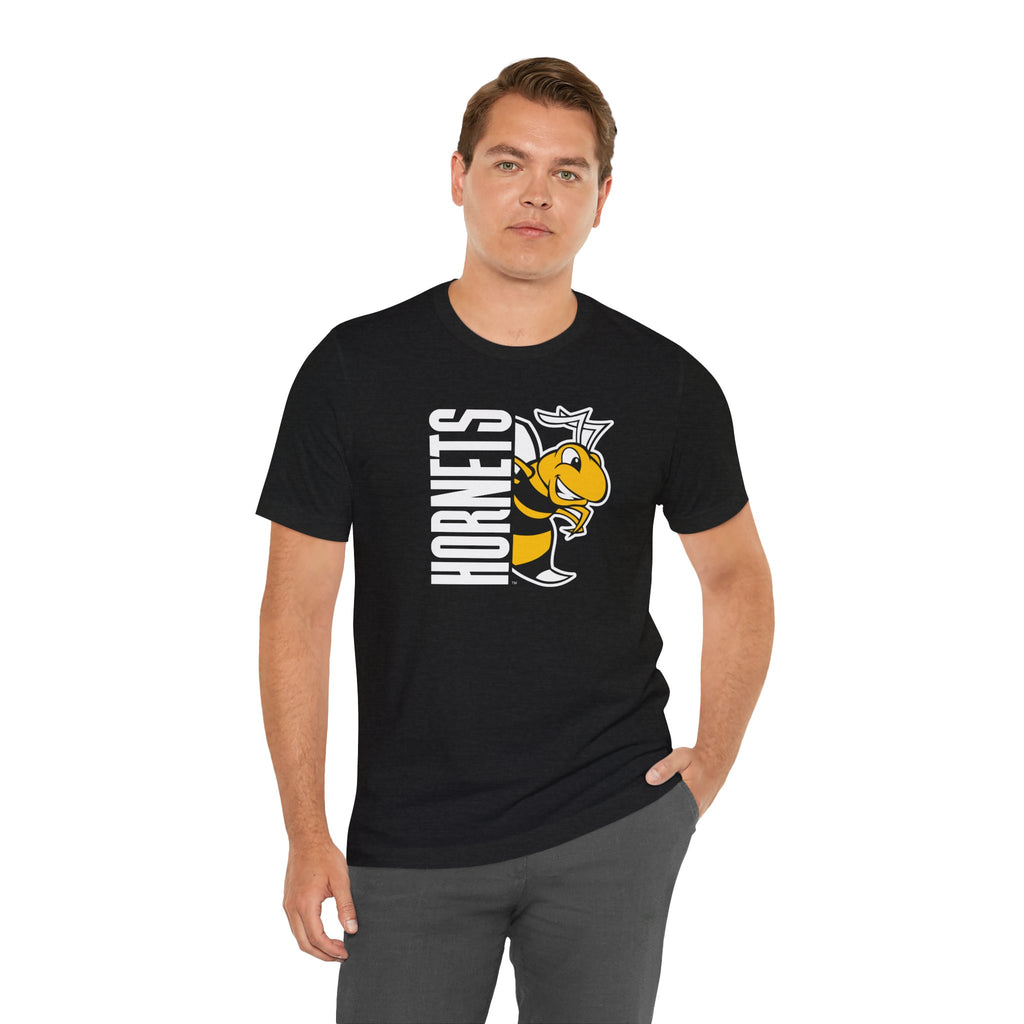 LOCAL PICK UP- Horace Hornets Unisex Spirit Tee – Bella + Canvas 3001 | Adult Game Day Shirt, School Spirit Shirt, Team Mascot Apparel