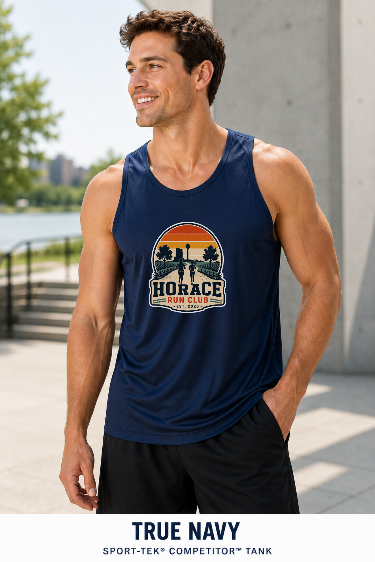 Horace Run Club Men's Sport-Tek® Competitor Tank