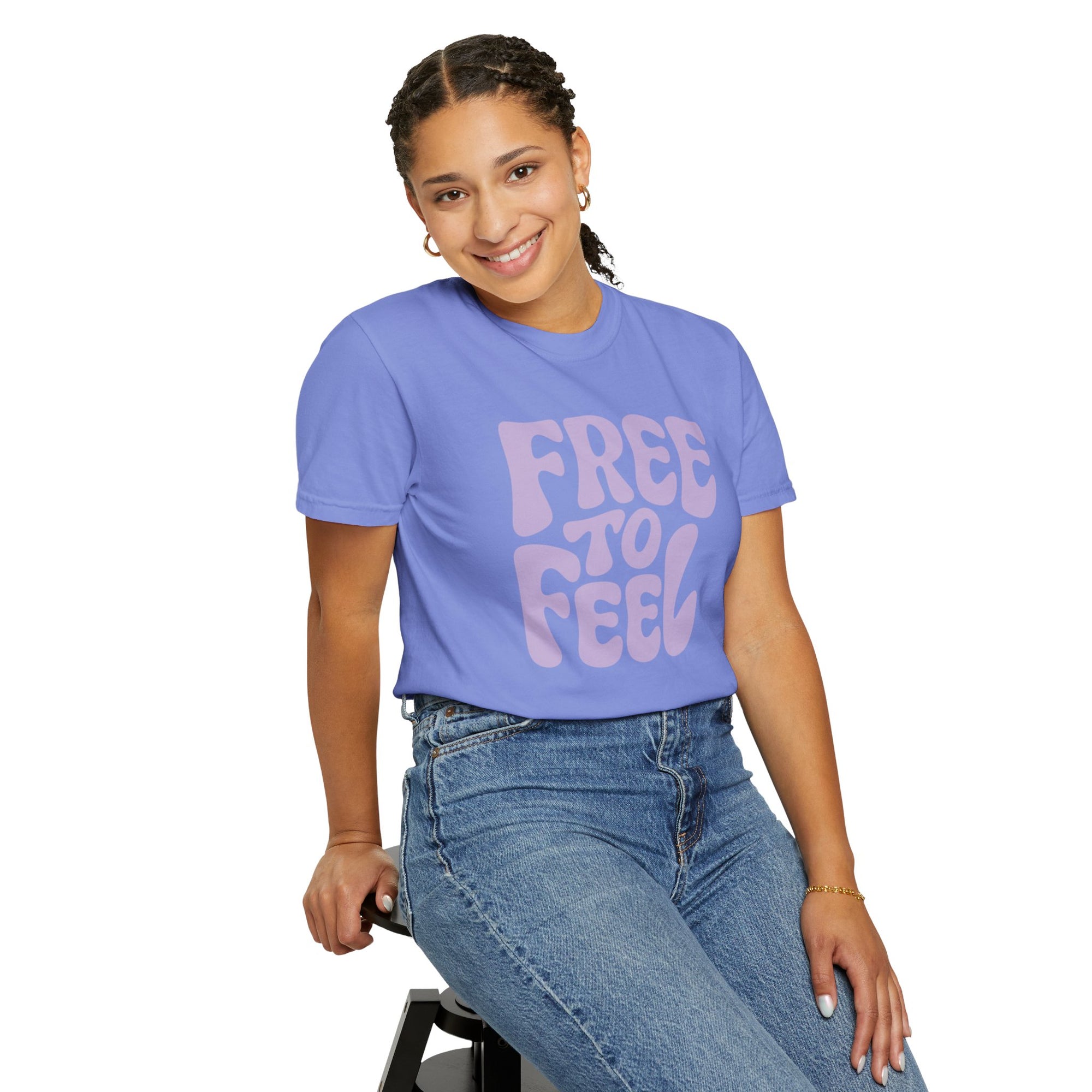 Free to Feel – Mental Health Comfort Colors Unisex Tee