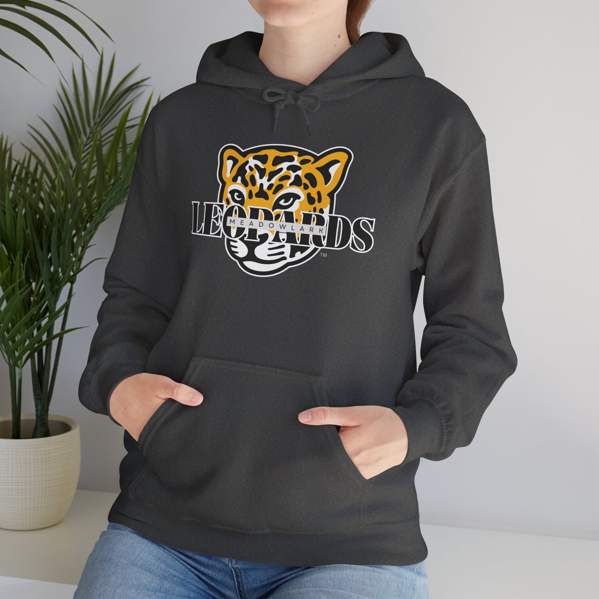 Meadowlark Leopards Gildan Unisex Hoodie | School Spirit Wear