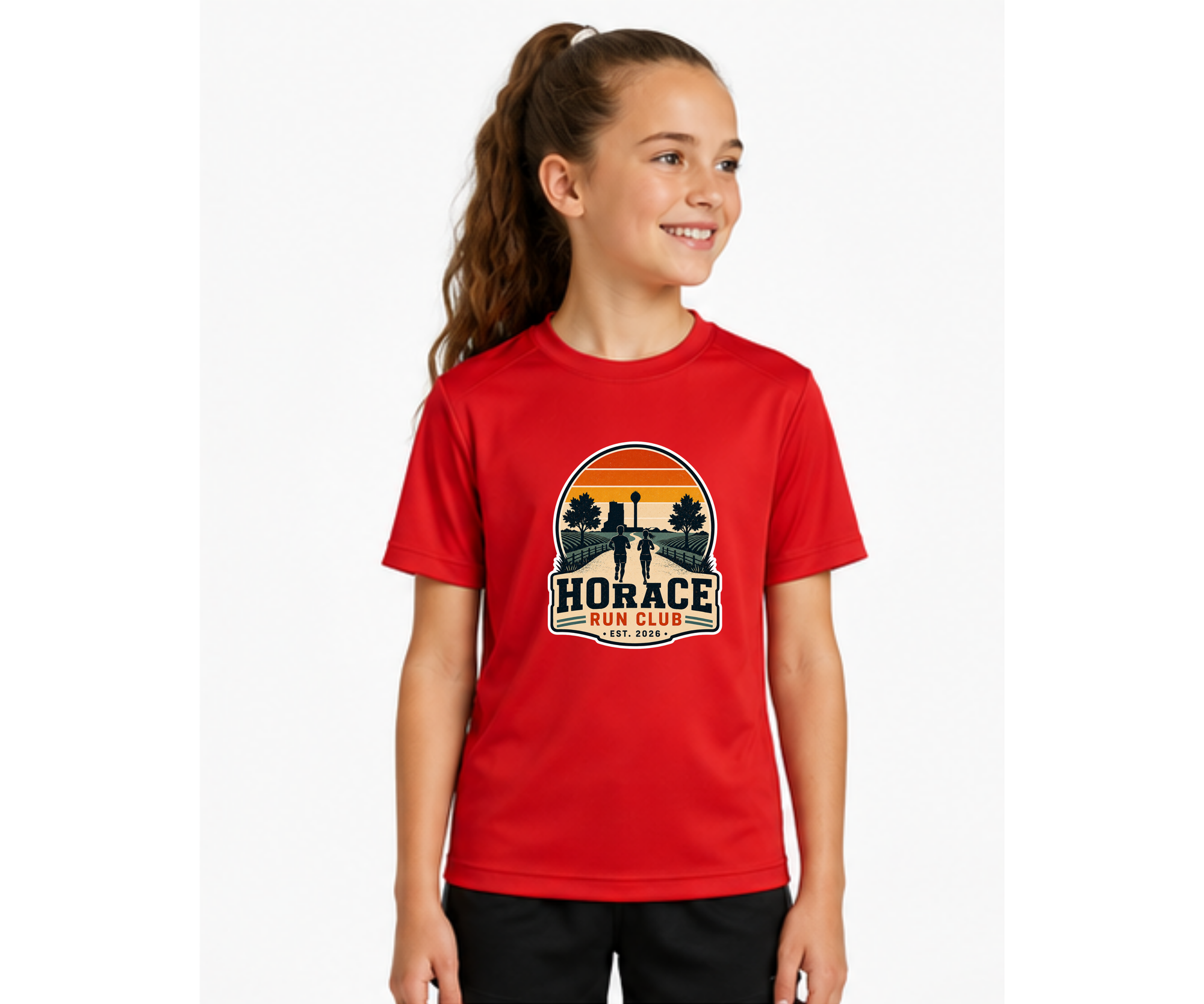 Youth Horace Run Club Performance Tee | Sport-Tek® PosiCharge® Competitor™ T-Shirt