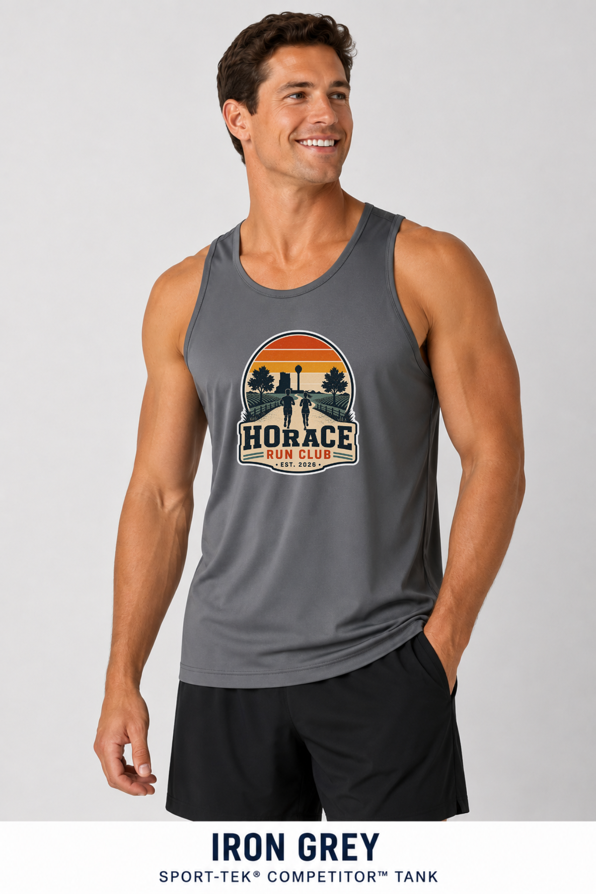 Horace Run Club Men's Sport-Tek® Competitor Tank