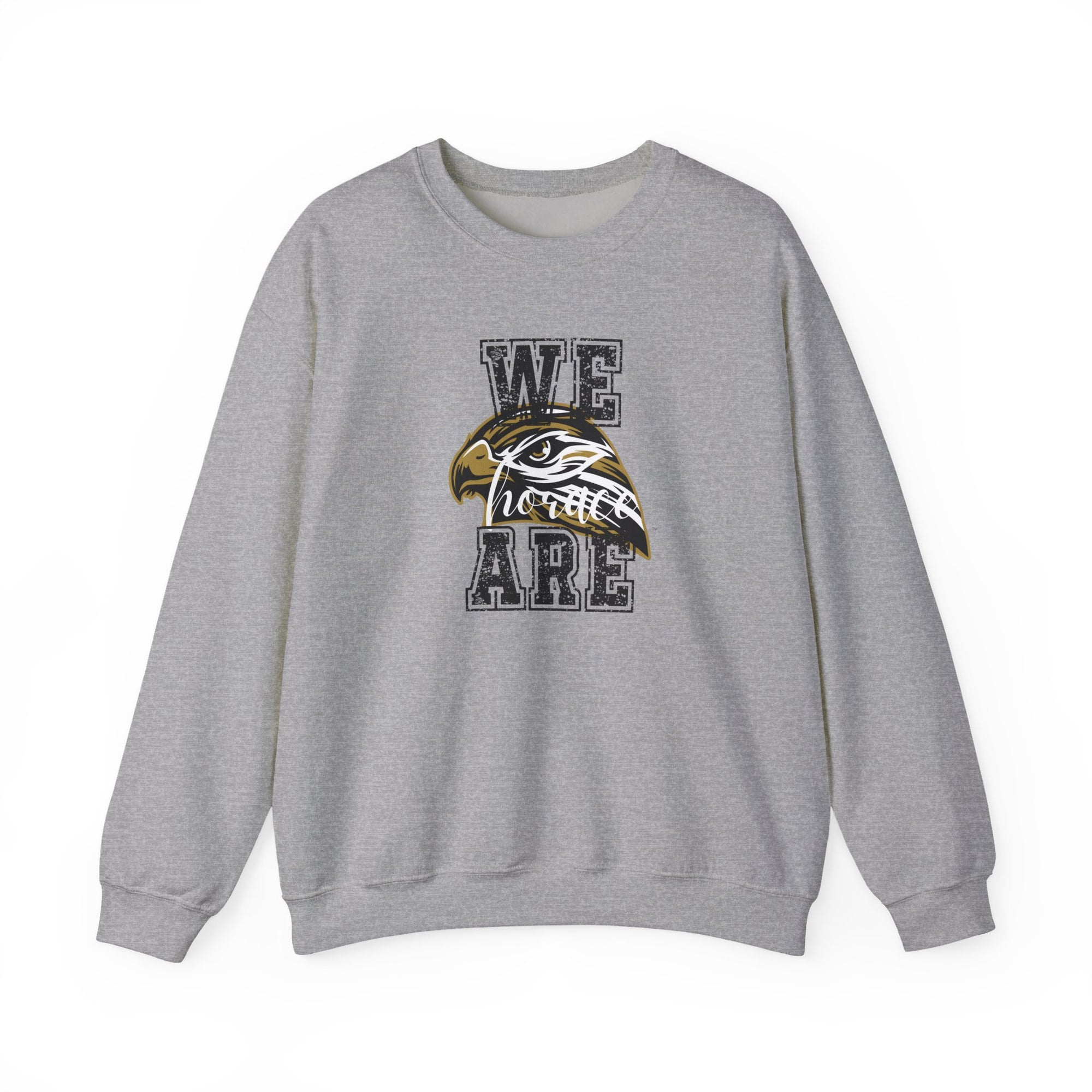 LOCAL PICK UP- We Are Horace Unisex Sweatshirt | Gildan Heavy Blend Crewneck | Teacher & Student Spirit Wear | School Dress Up Days | Mascot Sweatshirt