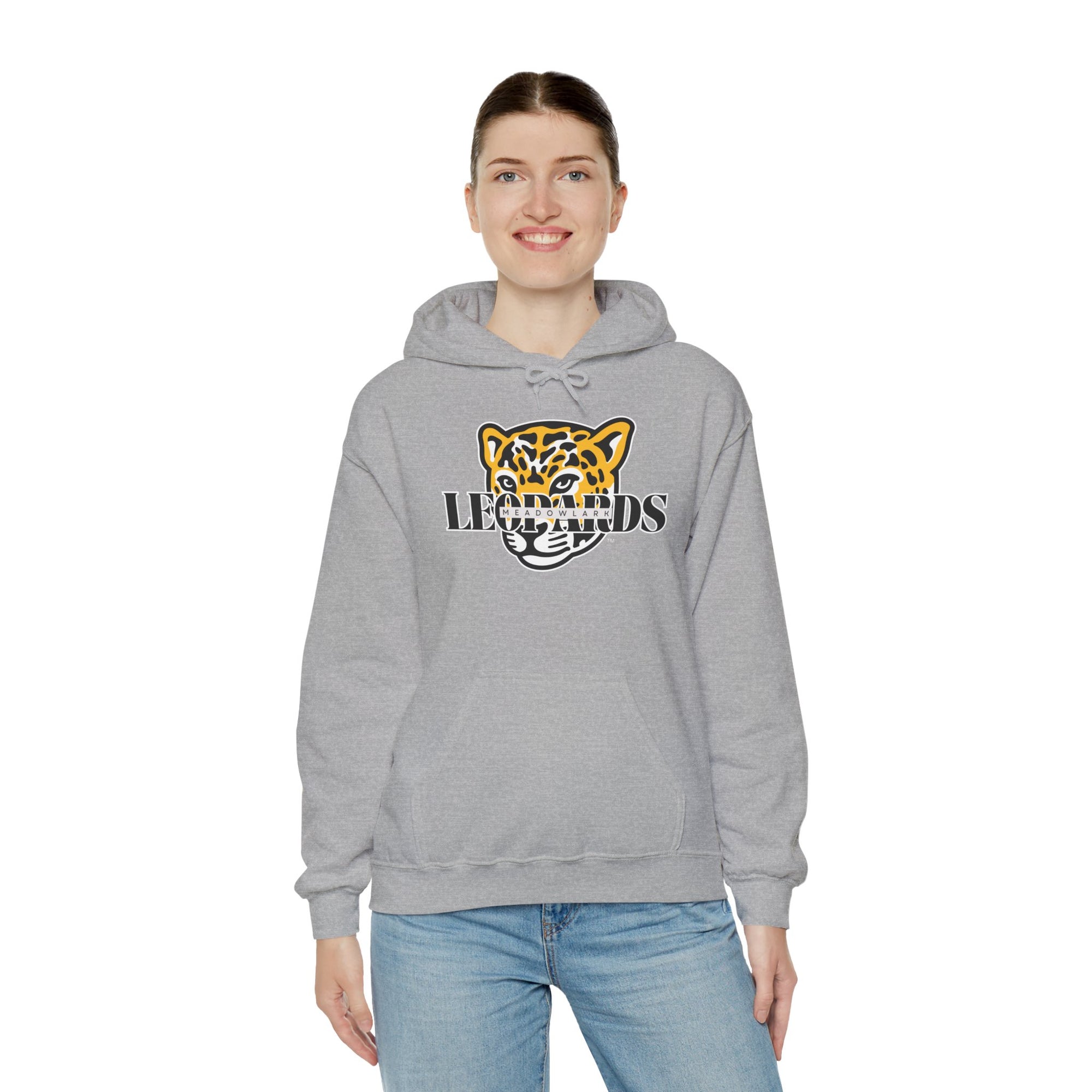 Meadowlark Leopards Gildan Unisex Hoodie | School Spirit Wear