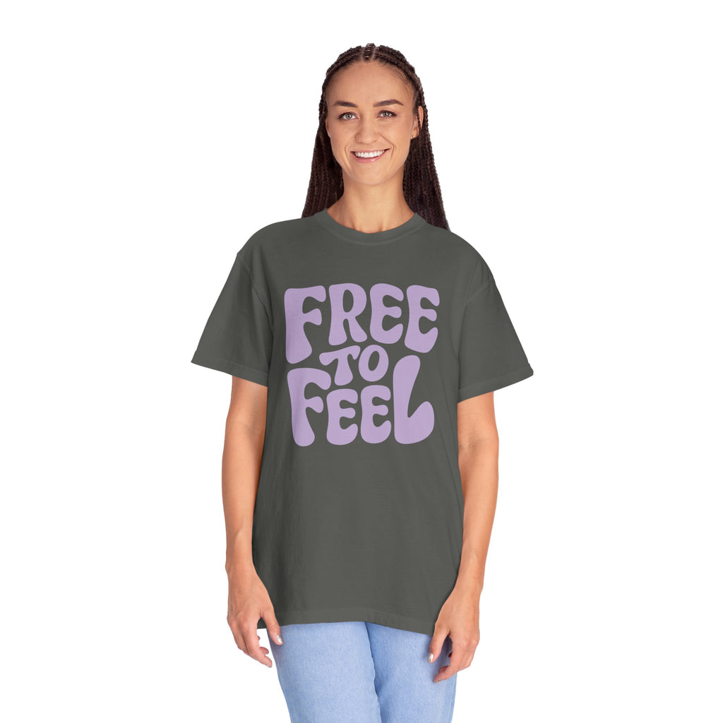 Free to Feel – Mental Health Comfort Colors Unisex Tee