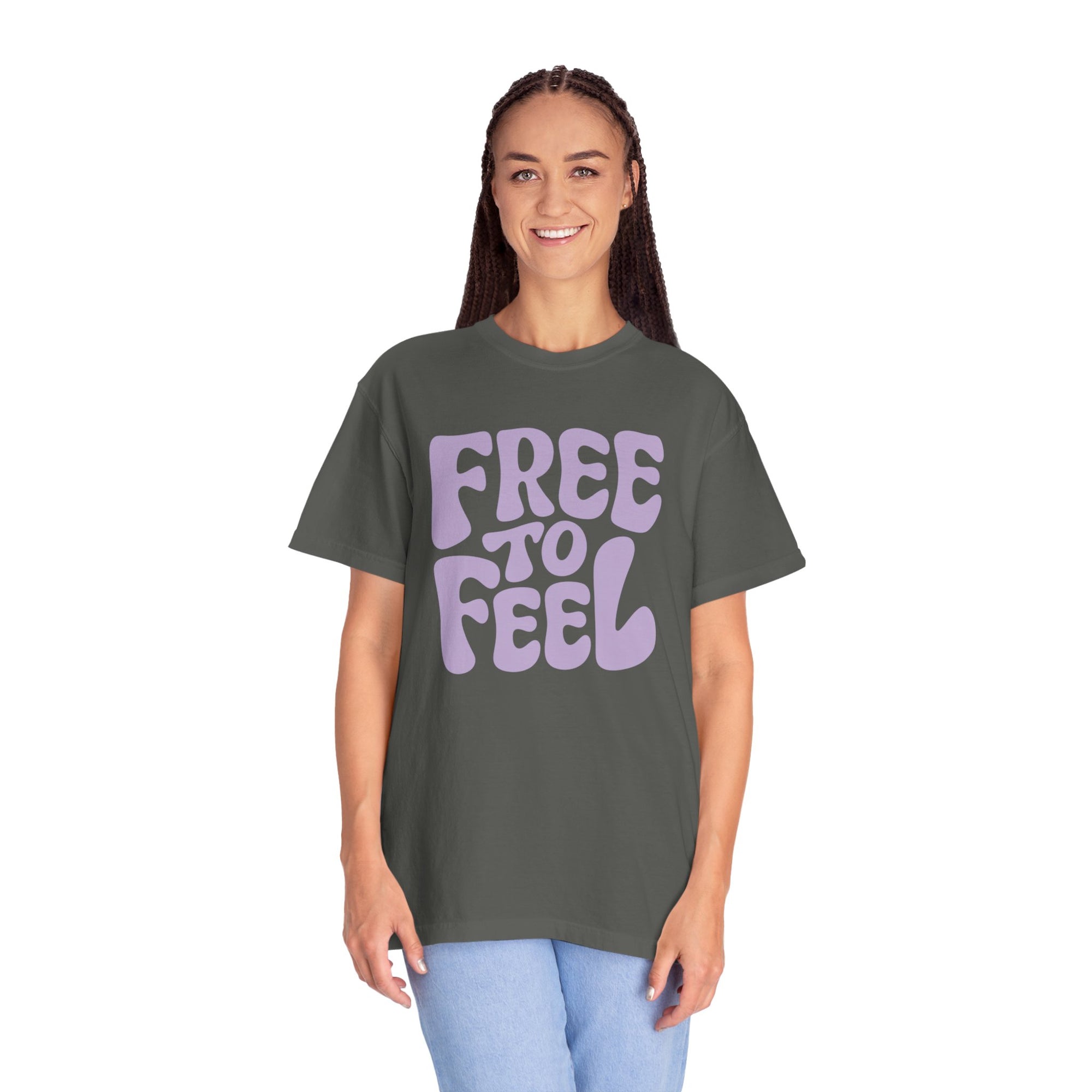Free to Feel – Mental Health Comfort Colors Unisex Tee