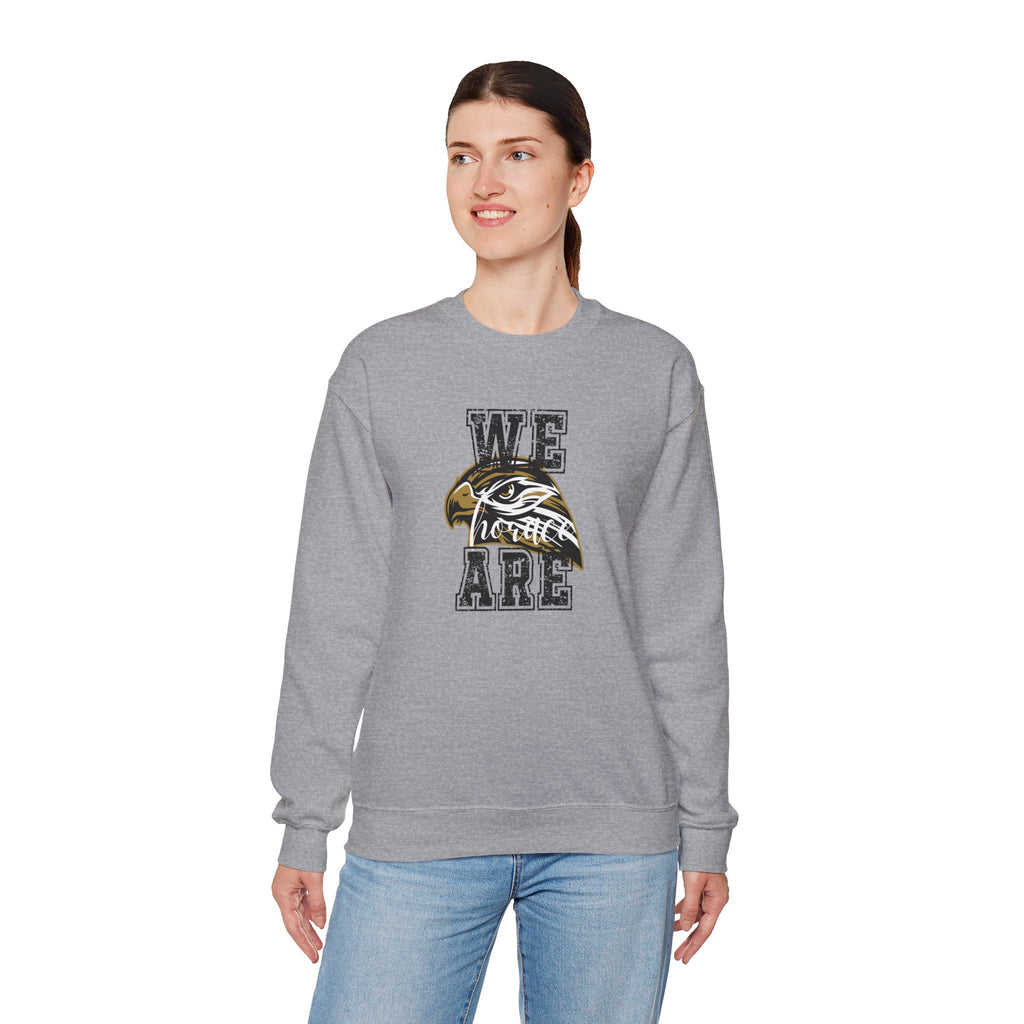 LOCAL PICK UP- We Are Horace Unisex Sweatshirt | Gildan Heavy Blend Crewneck | Teacher & Student Spirit Wear | School Dress Up Days | Mascot Sweatshirt