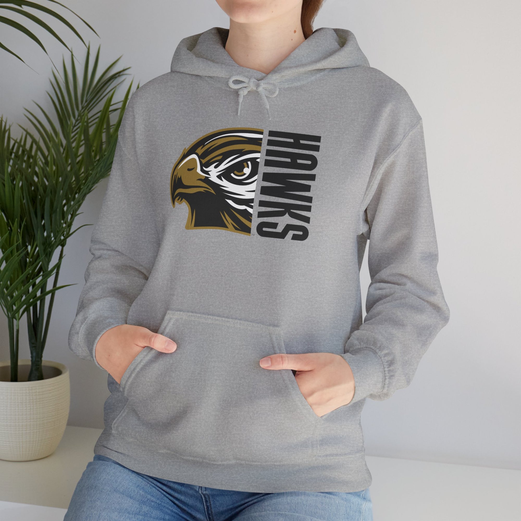 Horace Hawks Gildan Heavy Blend Hoodie | School Spirit Sweatshirt | Game Day & Everyday Wear