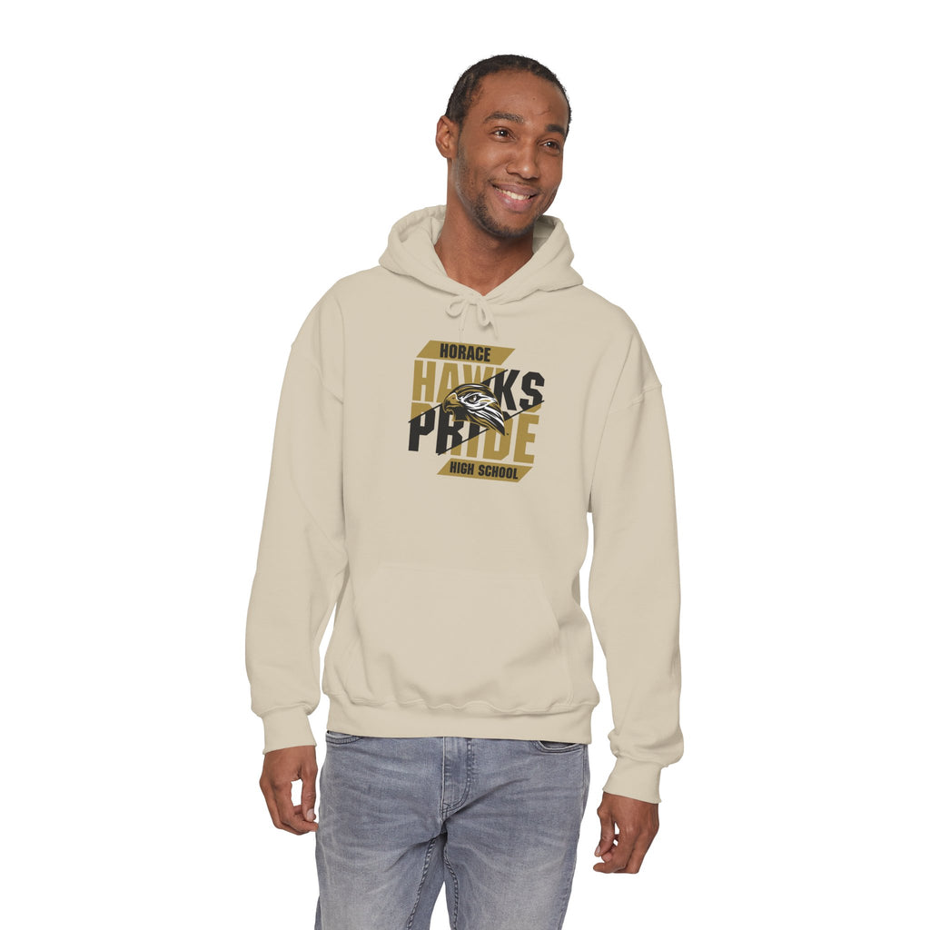Horace Hawks Pride Sweatshirt | Gildan Unisex Heavy Blend Sweatshirt | Cozy School Spirit Wear