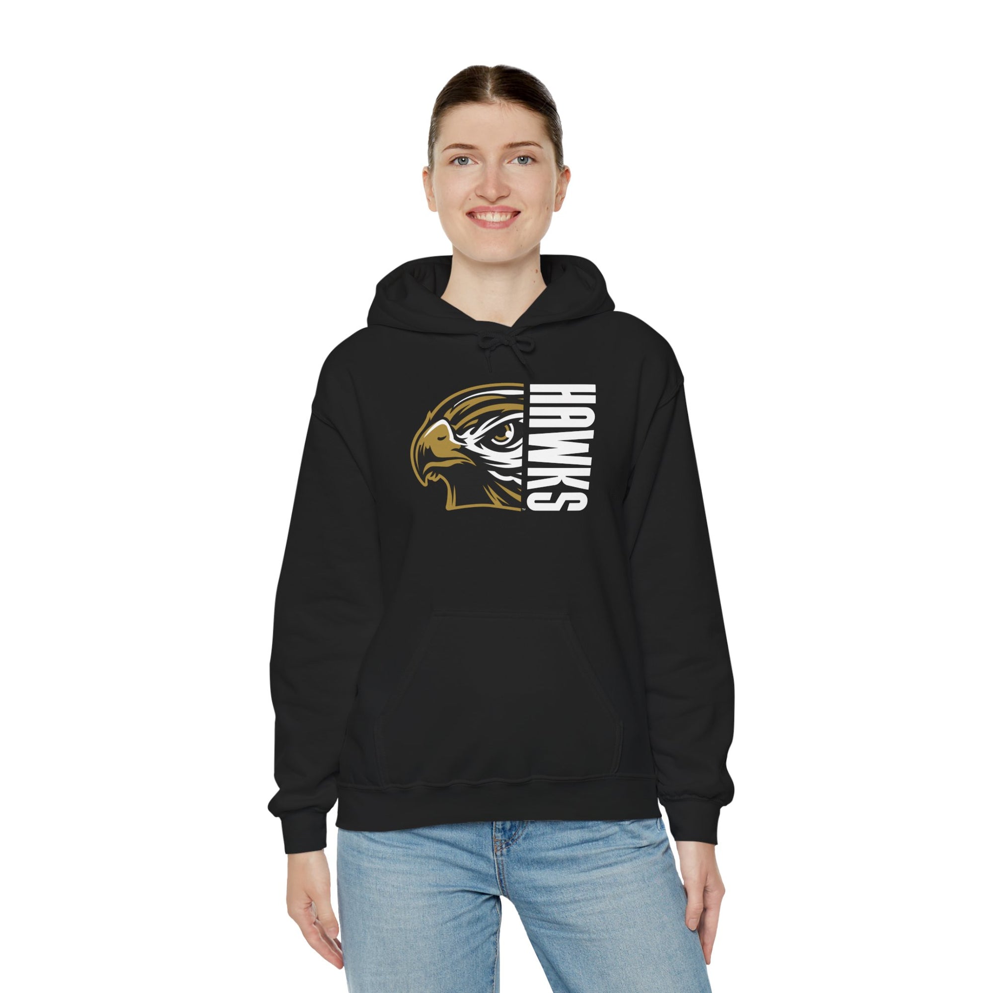 Horace Hawks Gildan Heavy Blend Hoodie | School Spirit Sweatshirt | Game Day & Everyday Wear