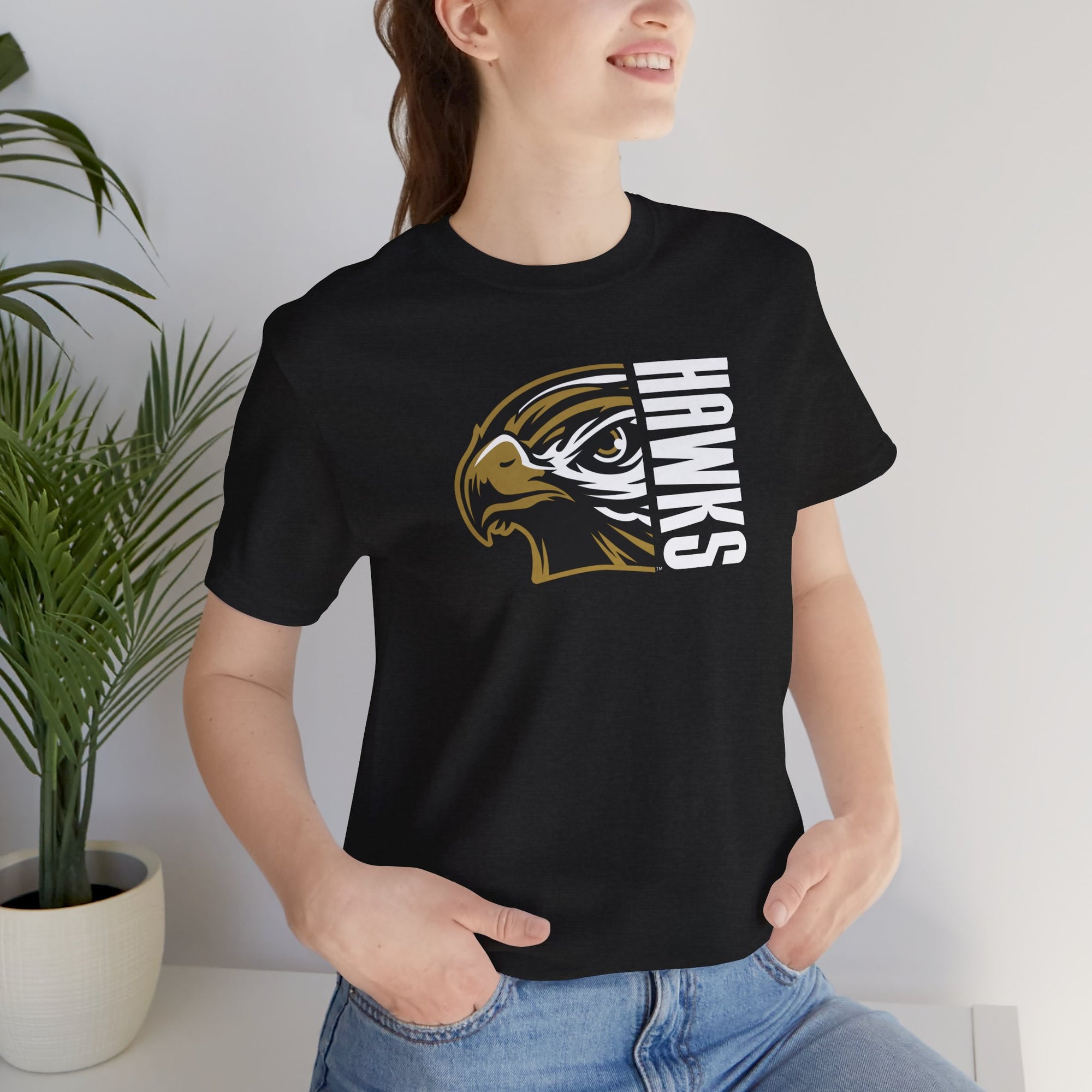 Horace Hawks School Mascot Tshirt, Student Spirit Apparel, High School Team Tee, Mascot Logo Shirt, Game Day Clothing