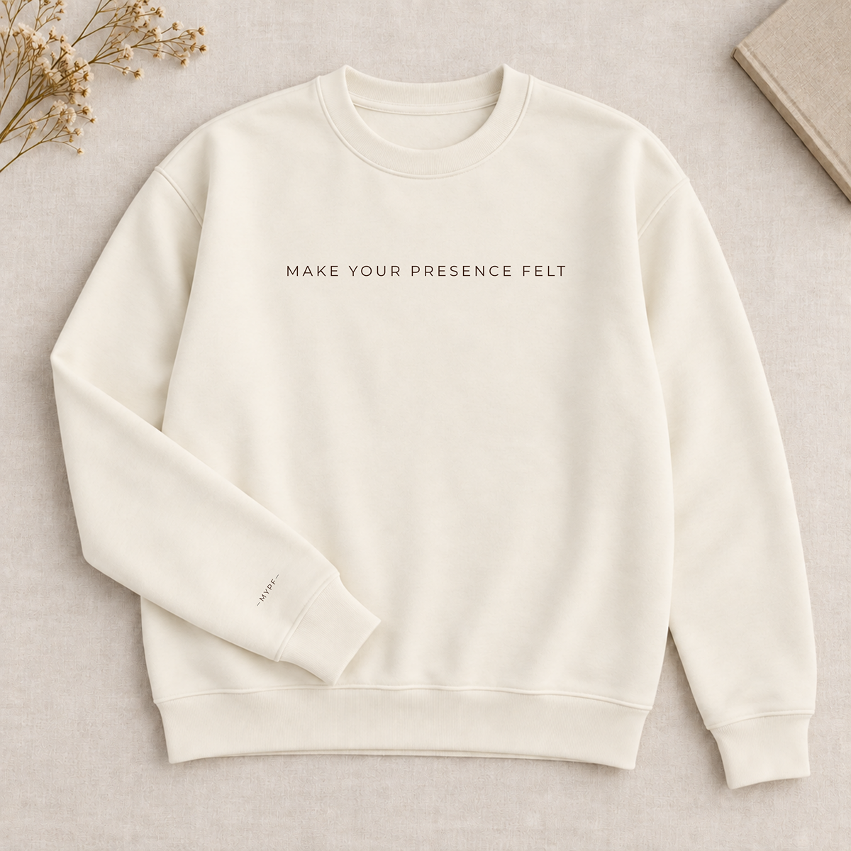 Make Your Presence Felt | District MelloFleece Crewneck