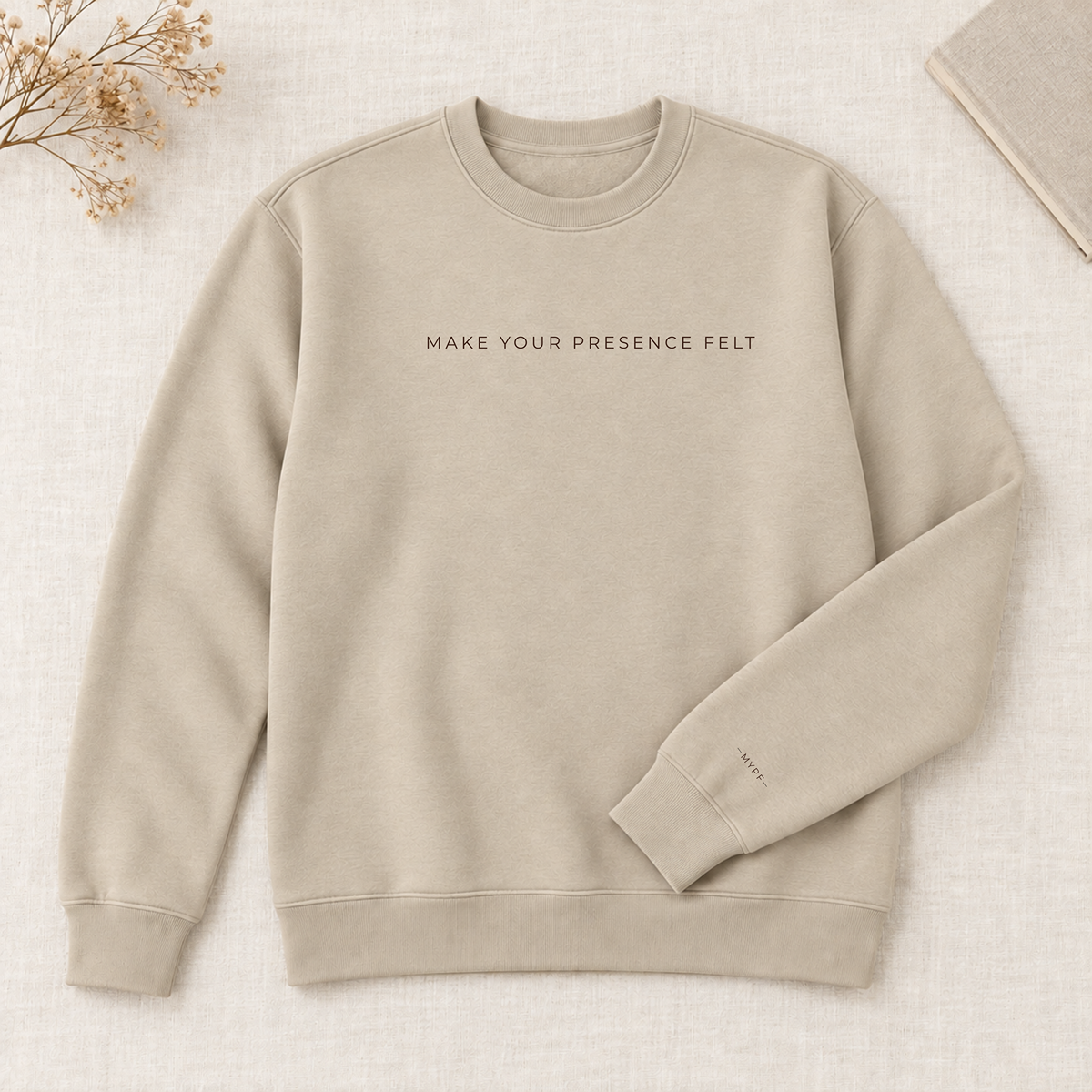 Make Your Presence Felt | District MelloFleece Crewneck