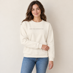 Make Your Presence Felt | District MelloFleece Crewneck
