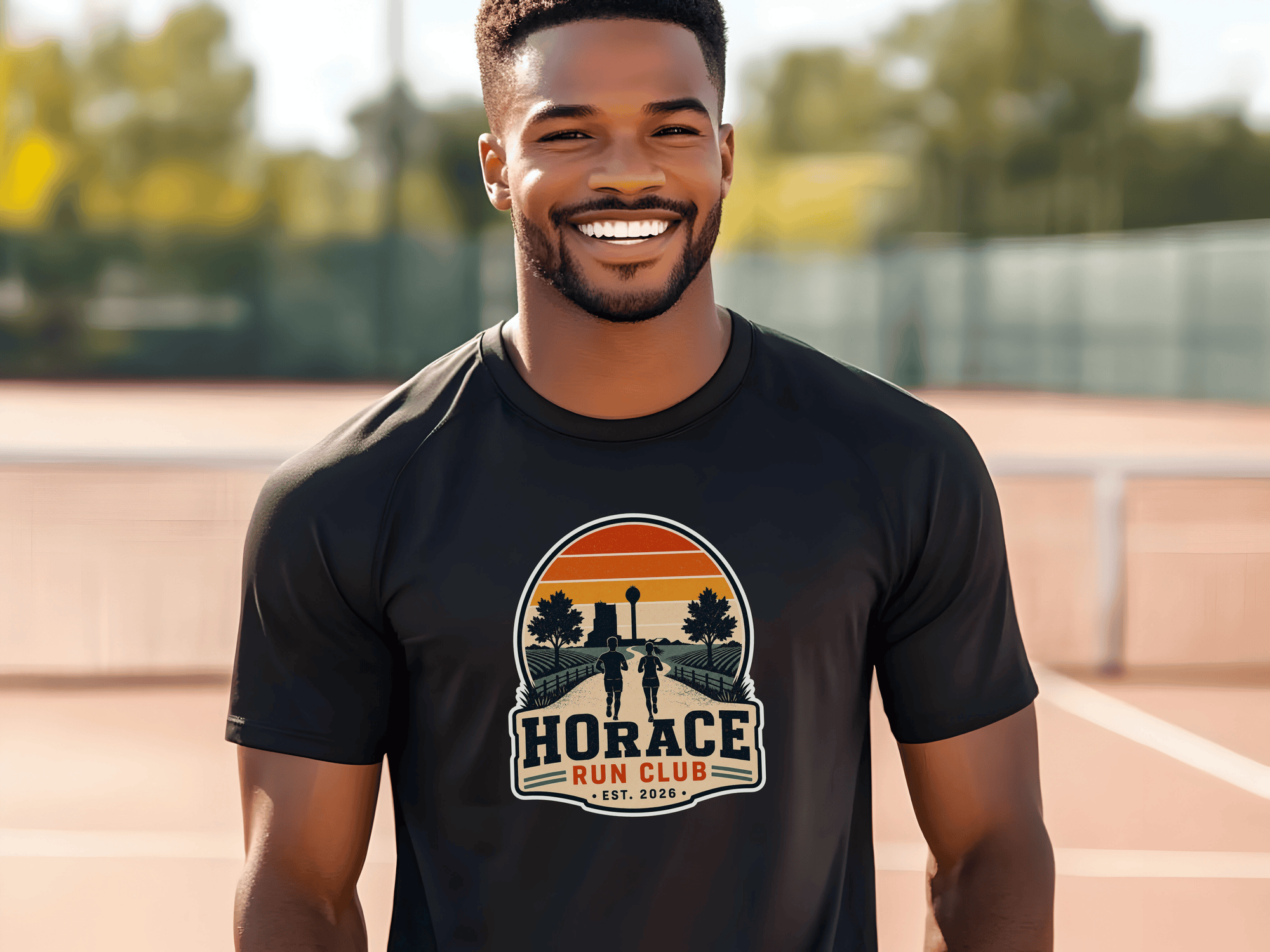 Horace Run Club Performance Tee | Moisture-Wicking Running Shirt