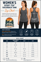 Horace Run Club Women's Left Chest Logo Sport Tek Racerback Tank