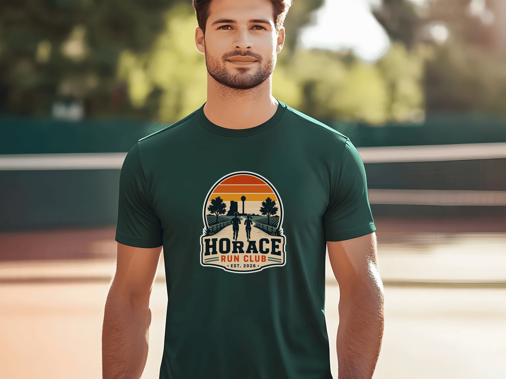 Horace Run Club Performance Tee | Moisture-Wicking Running Shirt