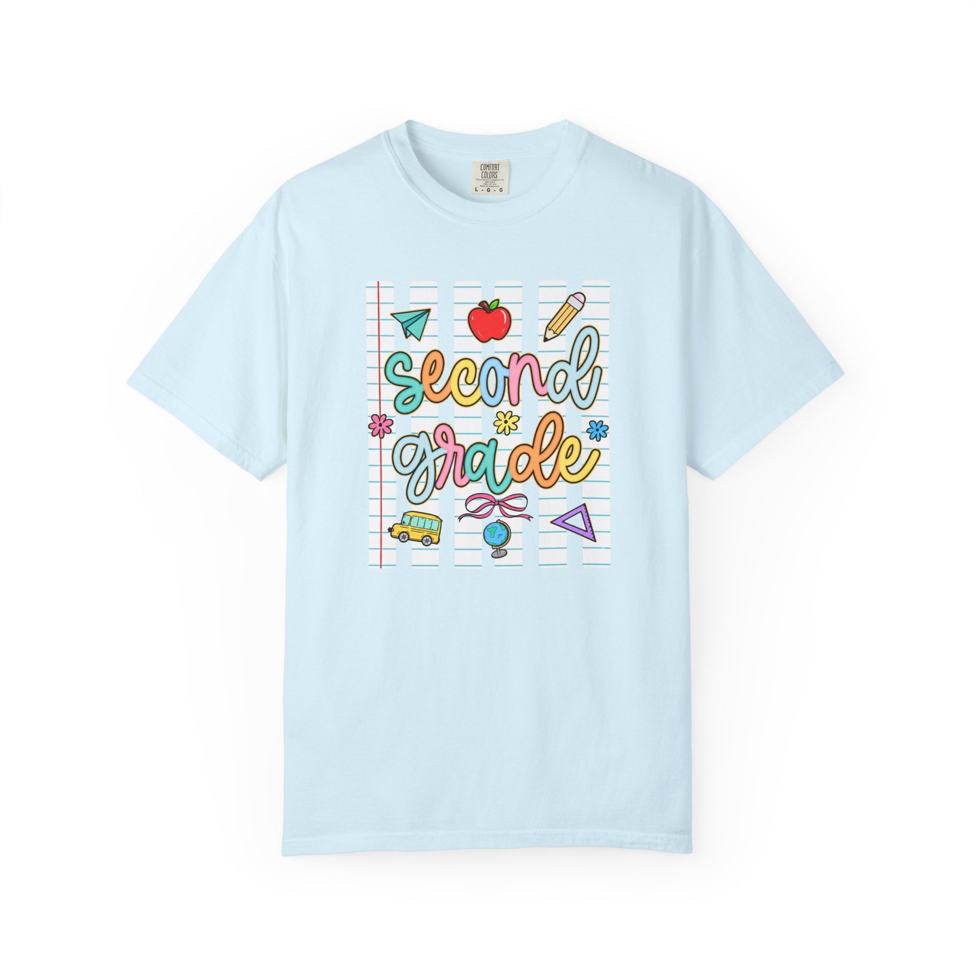 Personalized Back to School Comfort Colors® T-Shirt | Custom Grade Level Tee | First Day of School Shirt