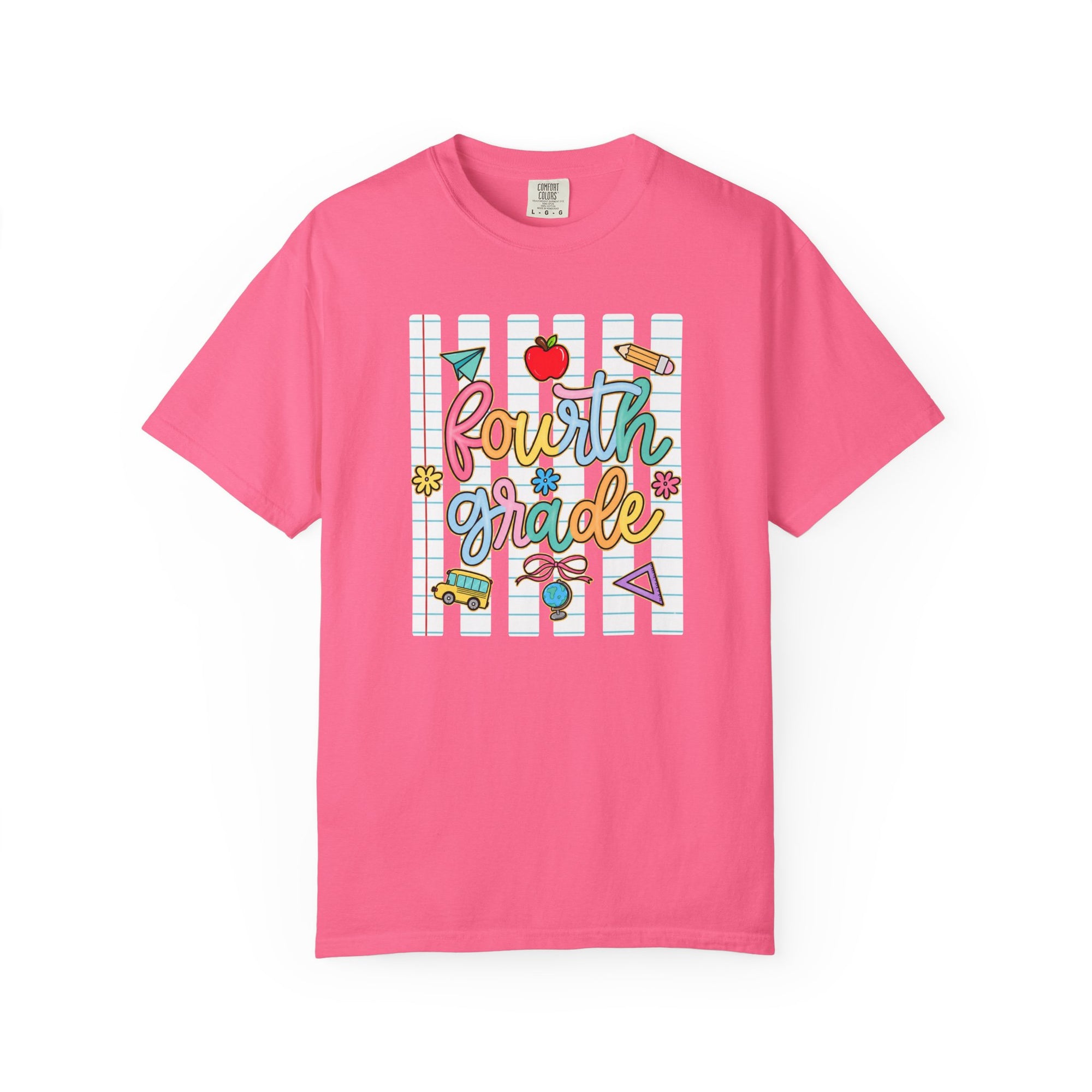 Personalized Back to School Comfort Colors® T-Shirt | Custom Grade Level Tee | First Day of School Shirt