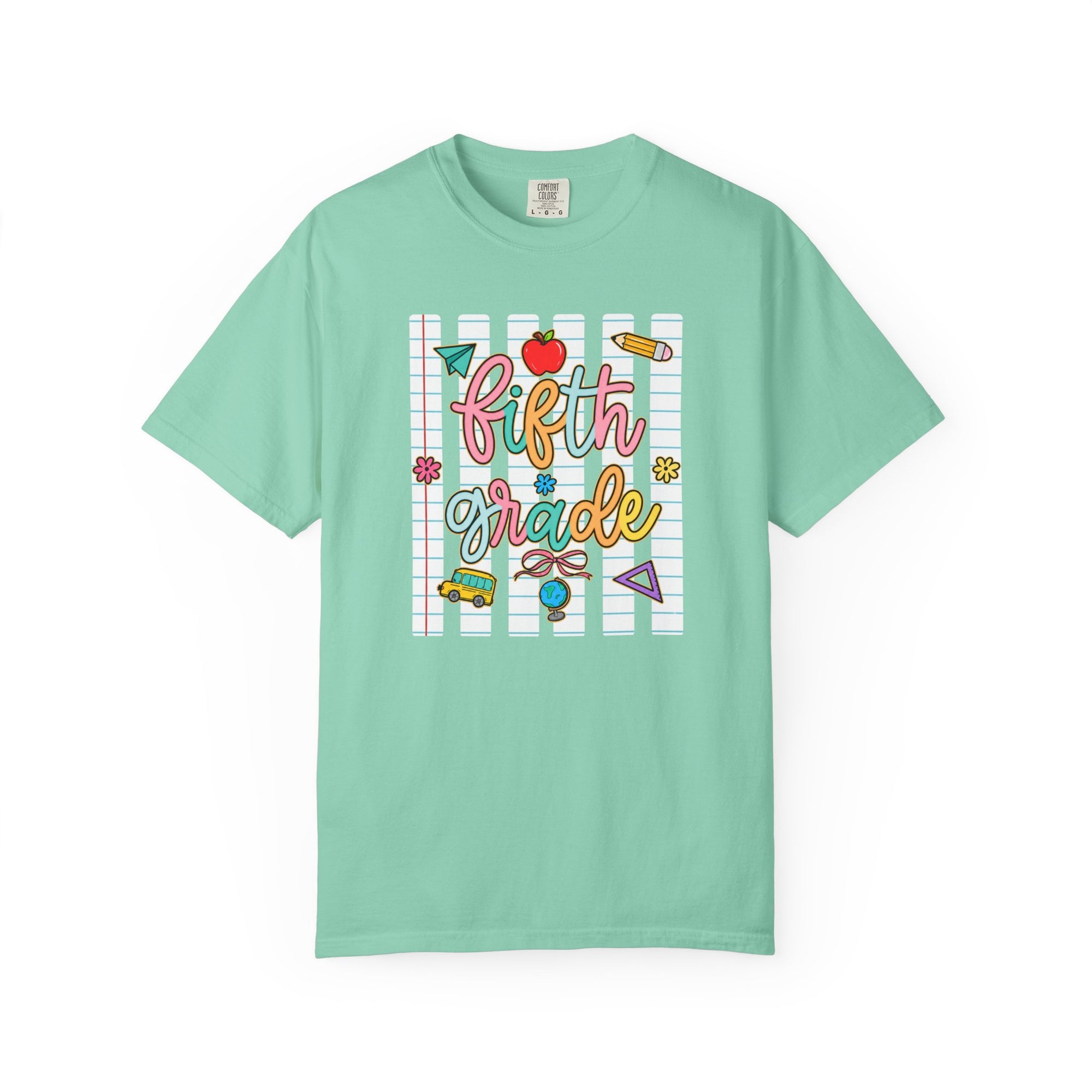 Personalized Back to School Comfort Colors® T-Shirt | Custom Grade Level Tee | First Day of School Shirt