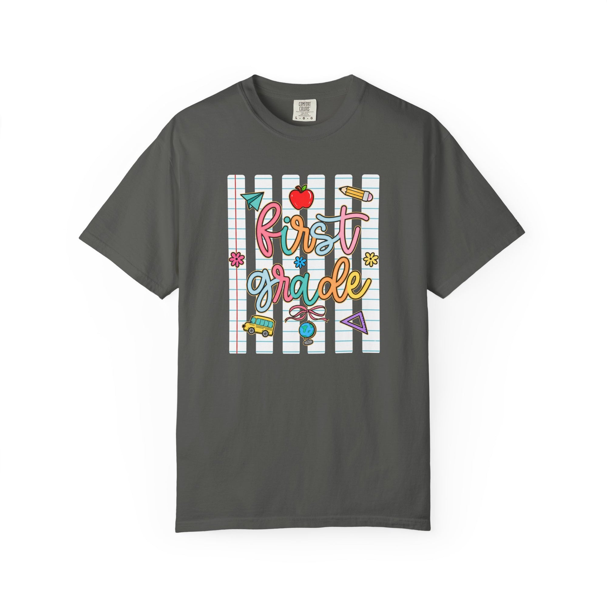 Personalized Back to School Comfort Colors® T-Shirt | Custom Grade Level Tee | First Day of School Shirt