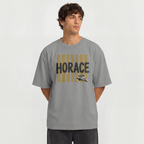 Hawks T-Shirt | Black & Gold Horace Hawks Spirit Tee
