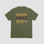 Hawks T-Shirt | Black & Gold Horace Hawks Spirit Tee