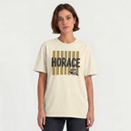 Hawks T-Shirt | Black & Gold Horace Hawks Spirit Tee