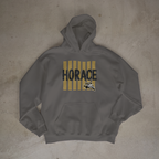 Horace Hawks Hoodie | Black & Gold School Spirit Gildan 18500