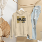 Horace Hawks Hoodie | Black & Gold School Spirit Gildan 18500