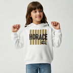 Horace Hawks Youth Stripe Mascot T-Shirt, Hoodie, & Crewneck