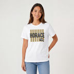 Hawks T-Shirt | Black & Gold Horace Hawks Spirit Tee